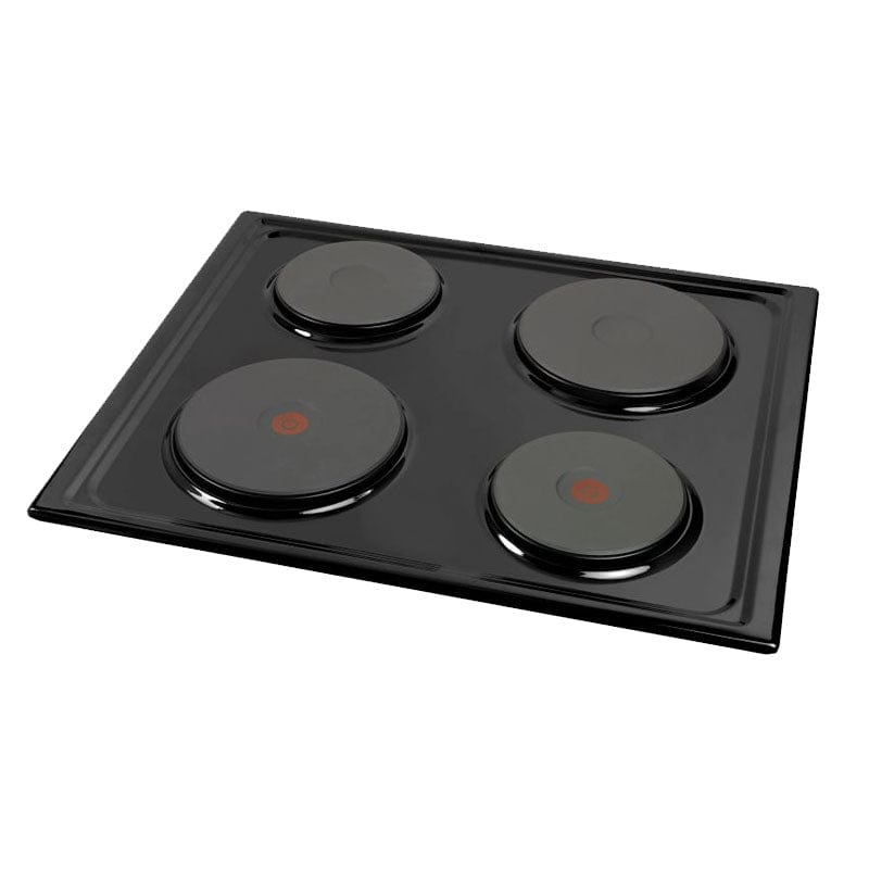 Defy 600mm Black Slimline Solid Hob DHD332