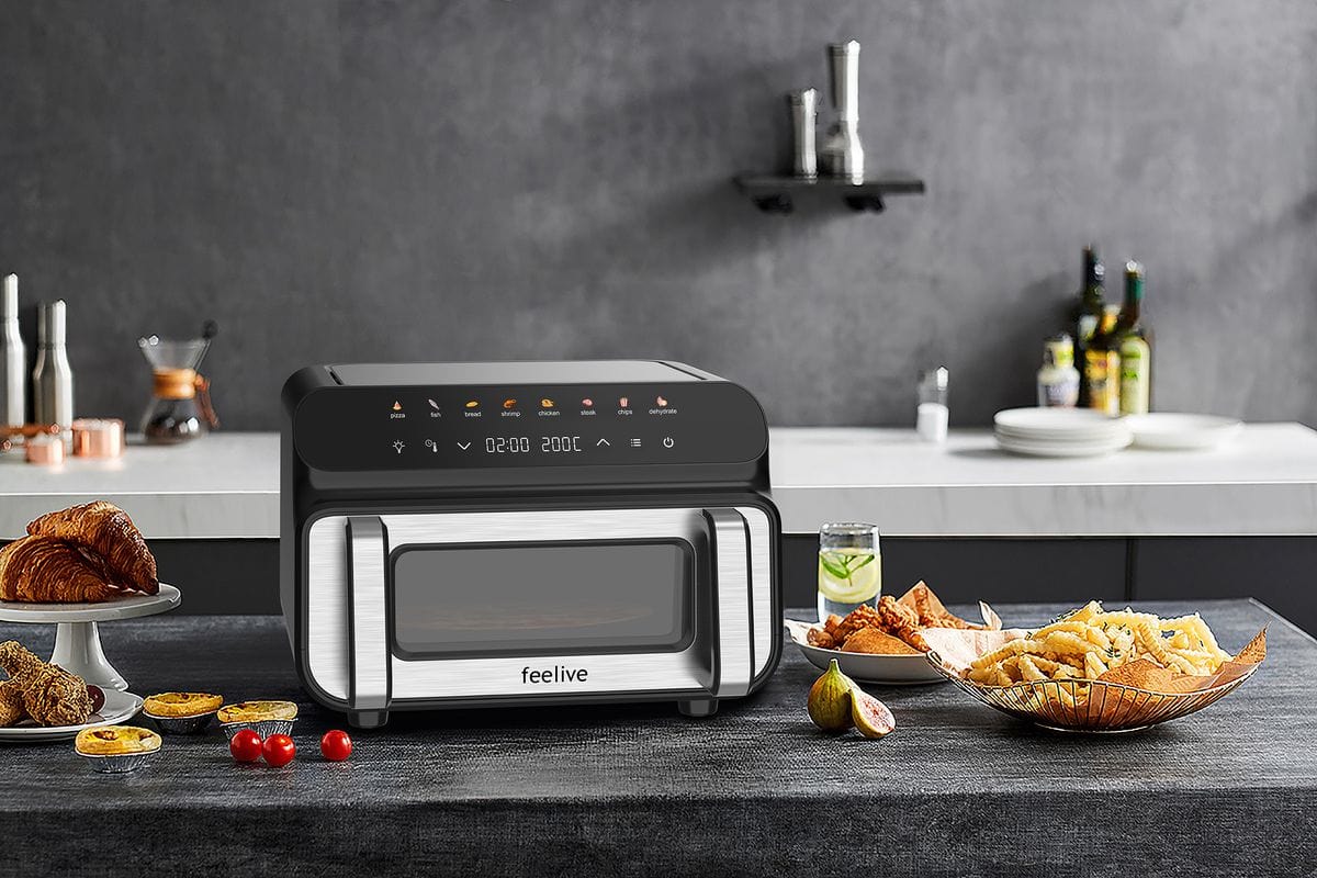 Feelive 10L Multi-Functional LED Touch Control Air Fryer and Grill FAP10HD