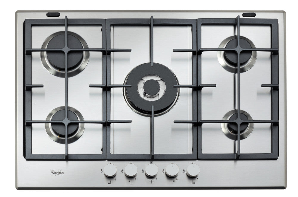 Whirlpool 75cm Gas Stainless Steel Hob - GMA 7522/IX