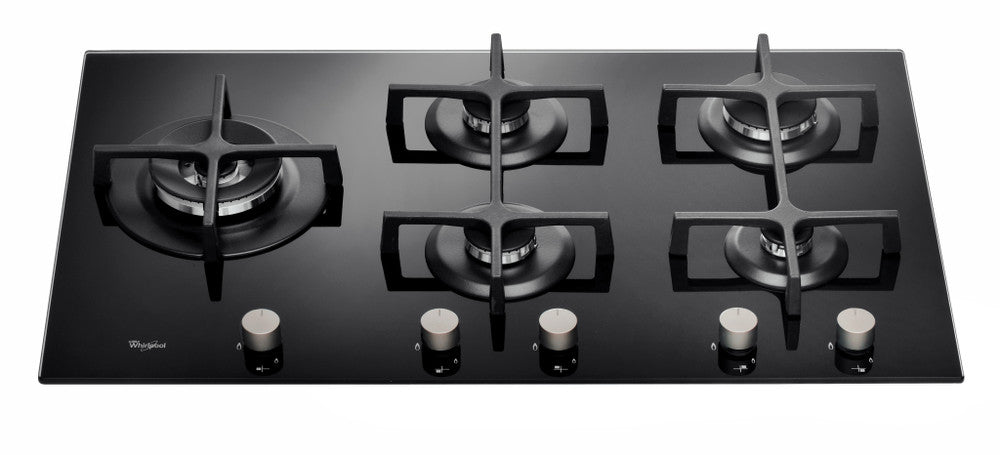 Whirlpool 90cm Black Gas Hob - GOA9523NB
