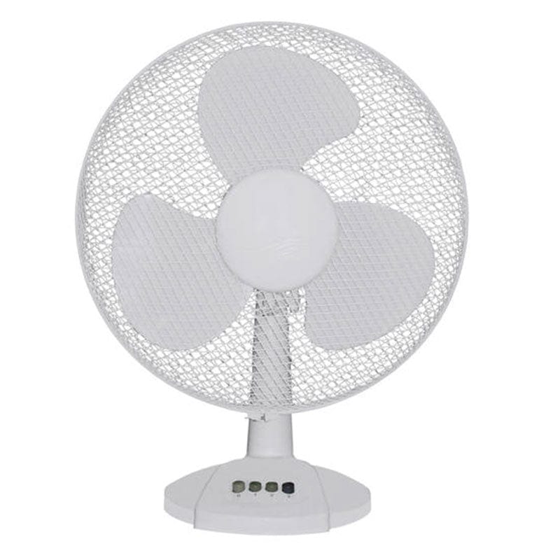 Goldair 30cm White Desk Fan GDF-12YA