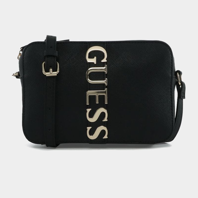 Women's Guess Black Garrick Camera Crossbody Bag