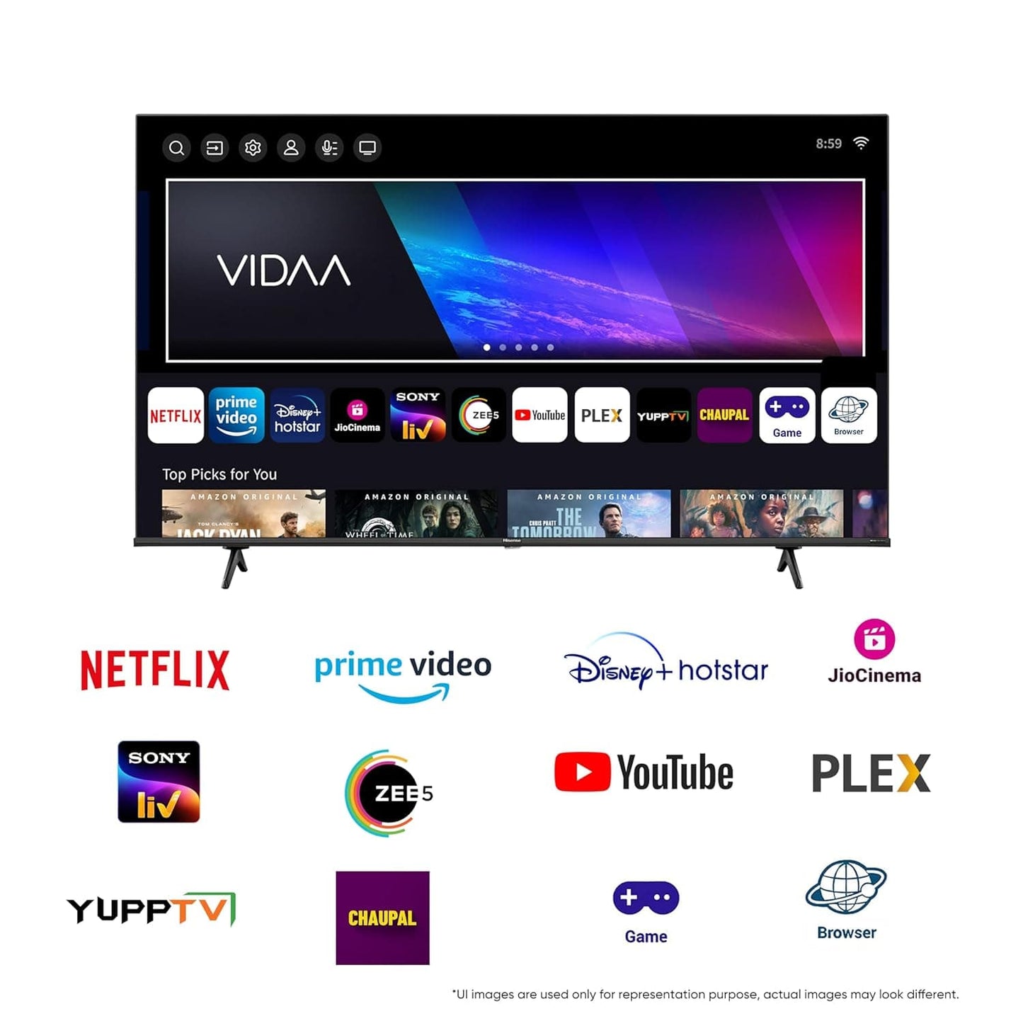 Hisense 43"4K Smart UHD QLED TV 43E7K