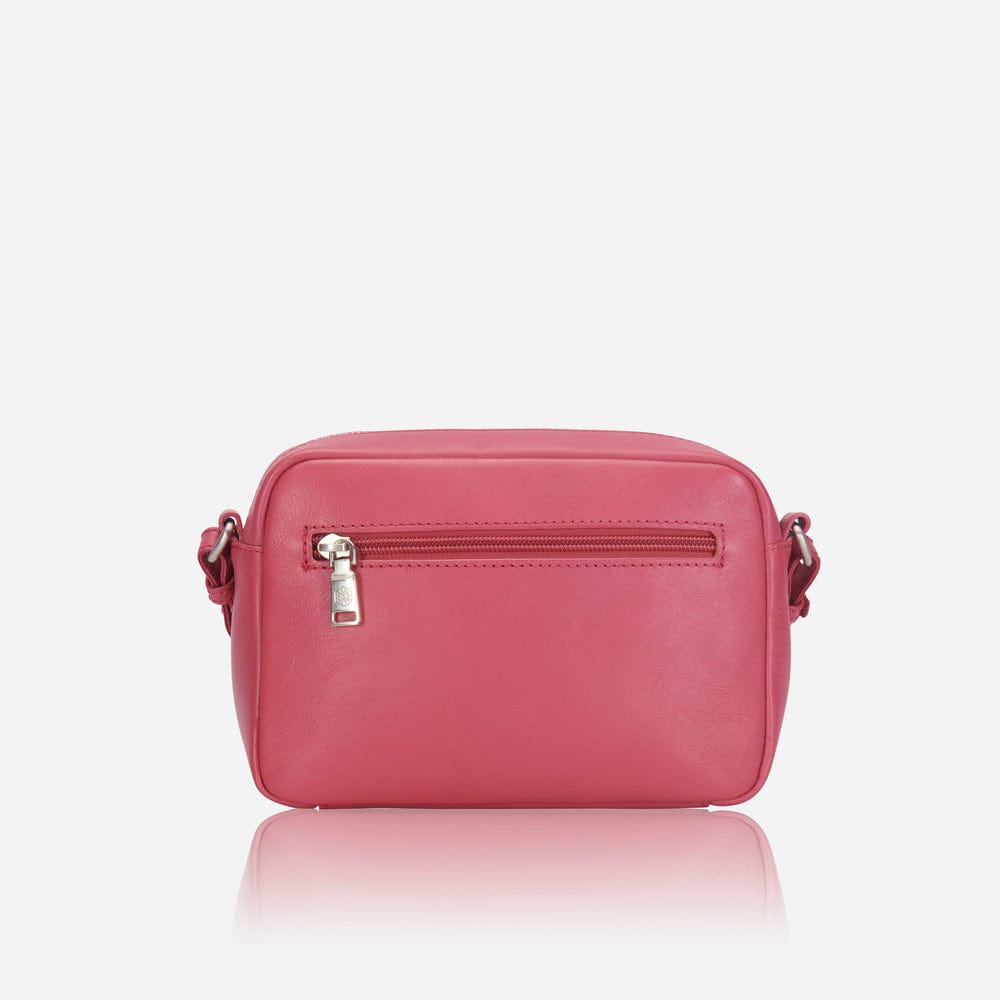 Jekyll & Hide Slim Ladies Leather Crossbody Flamingo