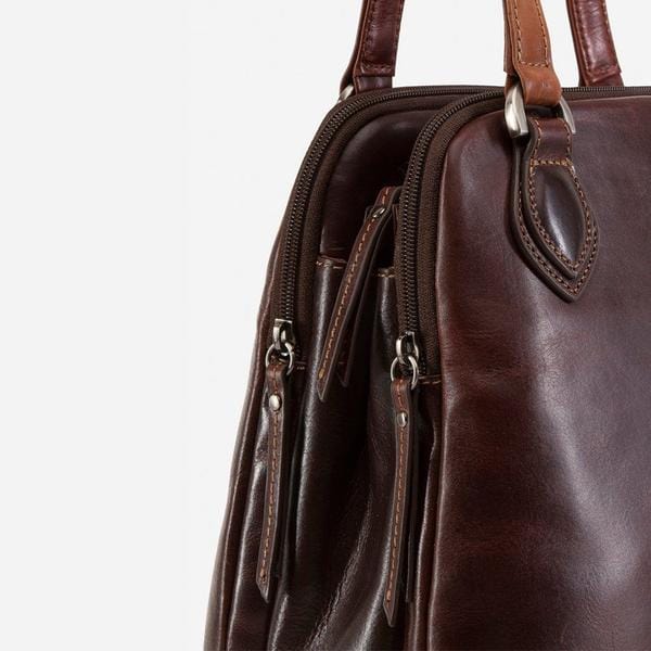 Jekyll & Hide Oxford Leather Handbags Tobacco