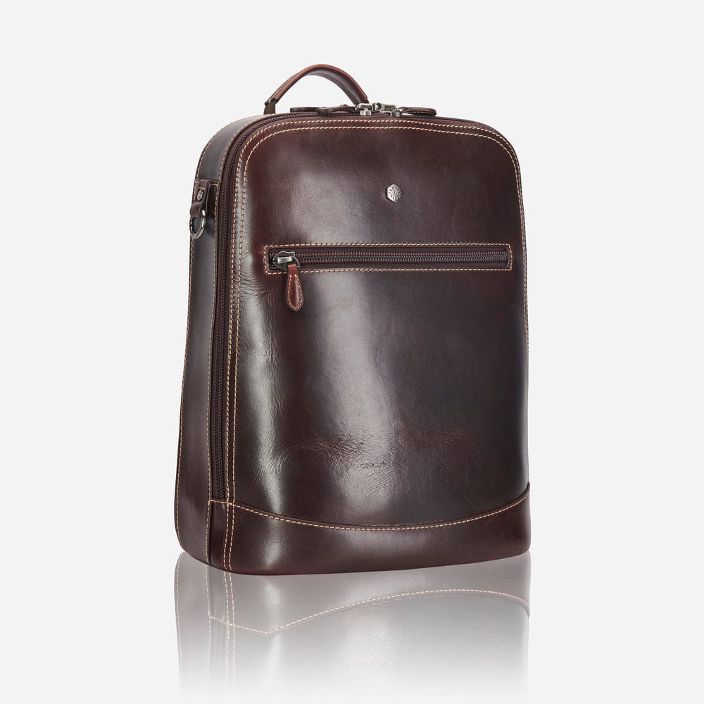 Jekyll & Hide Ofxord Double Compartment 15'' Laptop Backpack Tobacco