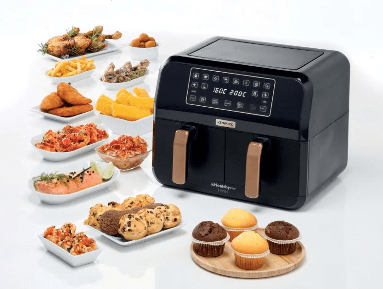 Kenwood Dual Air Fryer 8 Litre HFP70.000BK