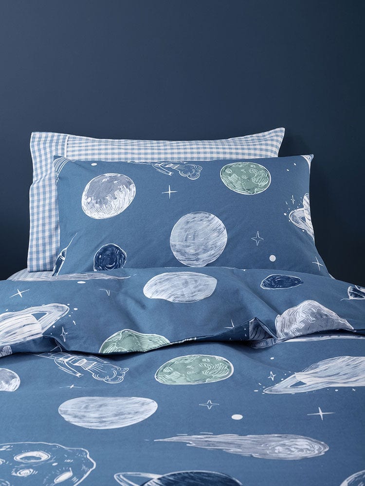 Linen House Blue Astronomy Duvet Cover Set