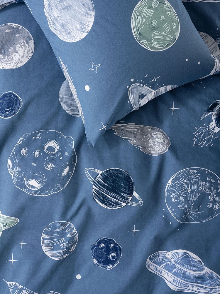 Linen House Blue Astronomy Duvet Cover Set