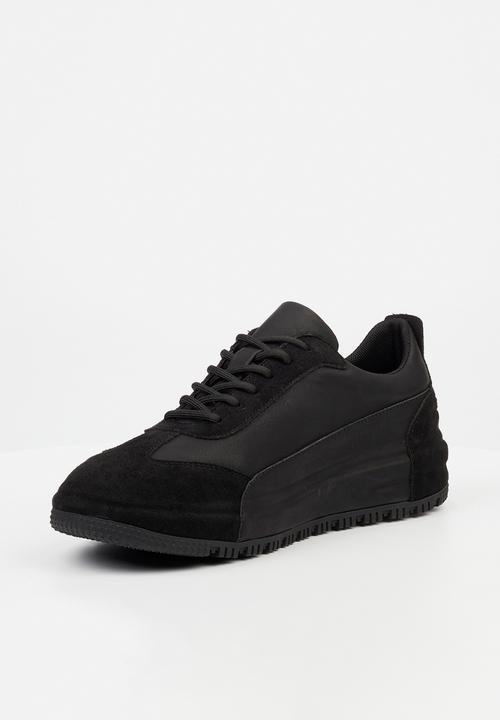 Mazerata Perlo 1 faux suede - black