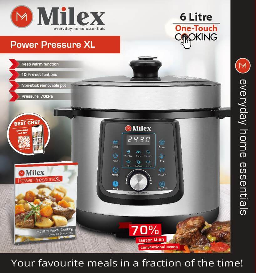 Milex 6L Digital Power Pressure Cooker MPP0030