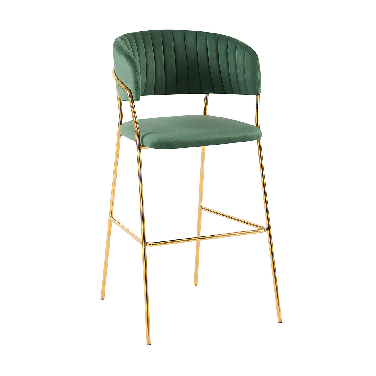 Gold Frame Bar Chair β Available In 4 Colours MWBCG03B