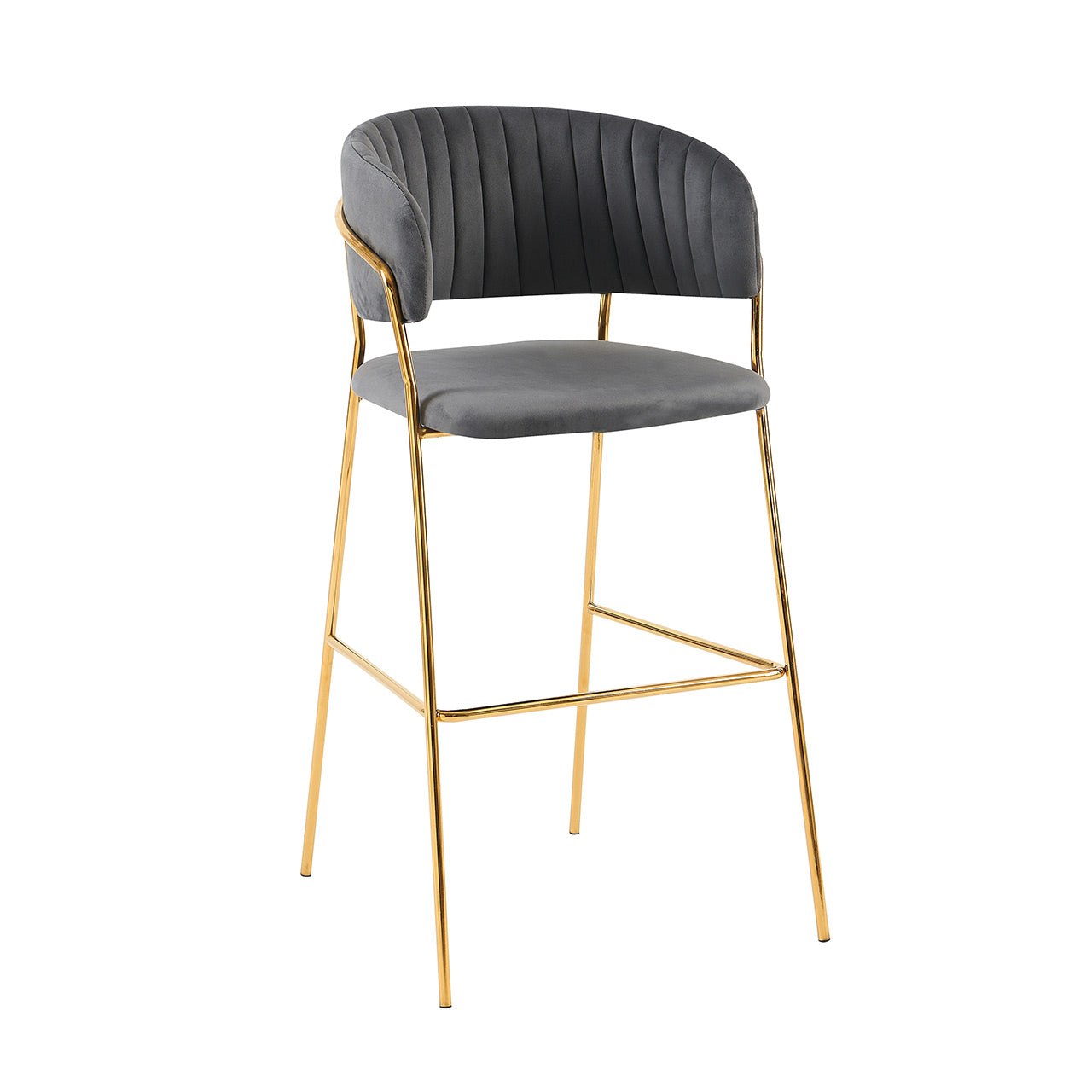 Gold Frame Bar Chair β Available In 4 Colours MWBCG03B