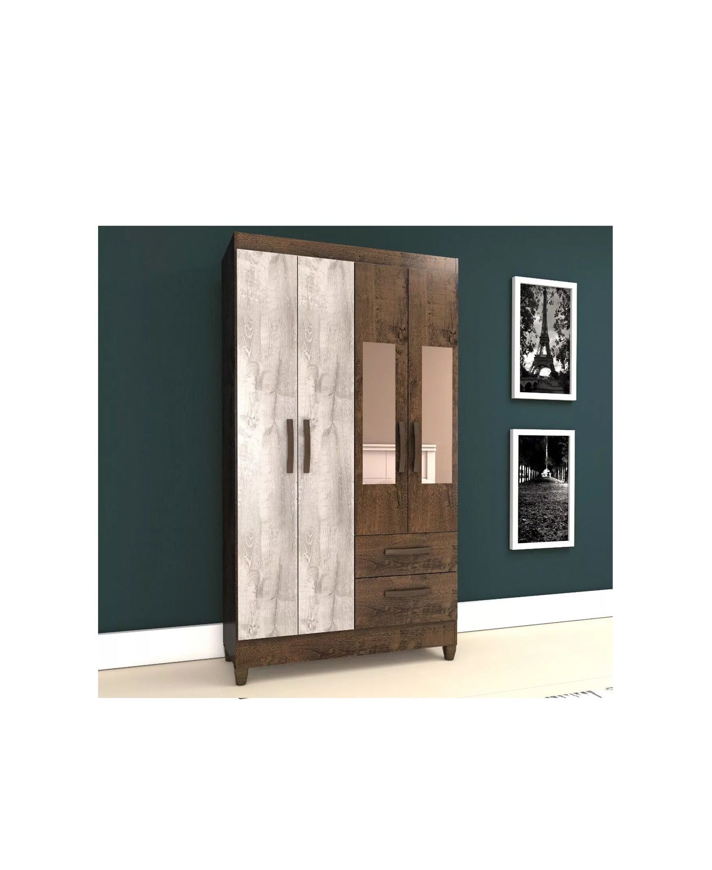 MWBR866 | 4 Door Wardrobe + Legs