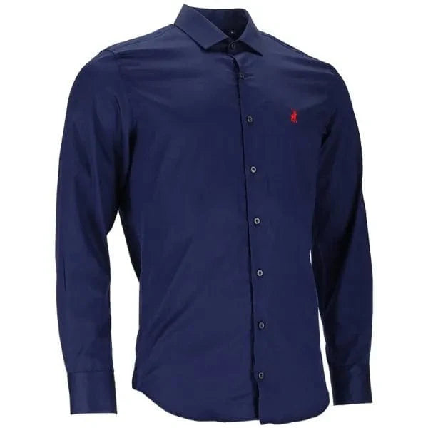 Polo Custom Fit Greig Mens Shirt Navy