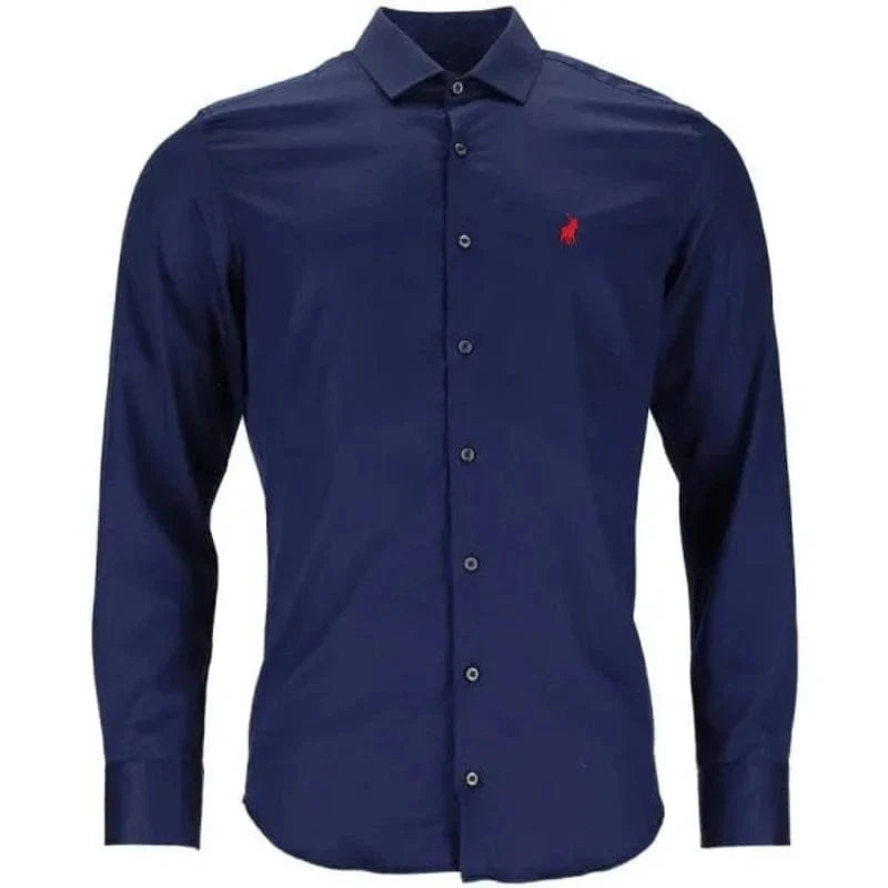 Polo Custom Fit Greig Mens Shirt Navy