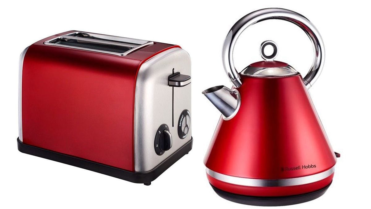 Russell Hobbs Legacy Breakfast Combo Red