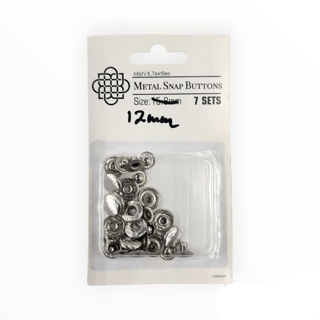 Metal Snap Buttons 12mm