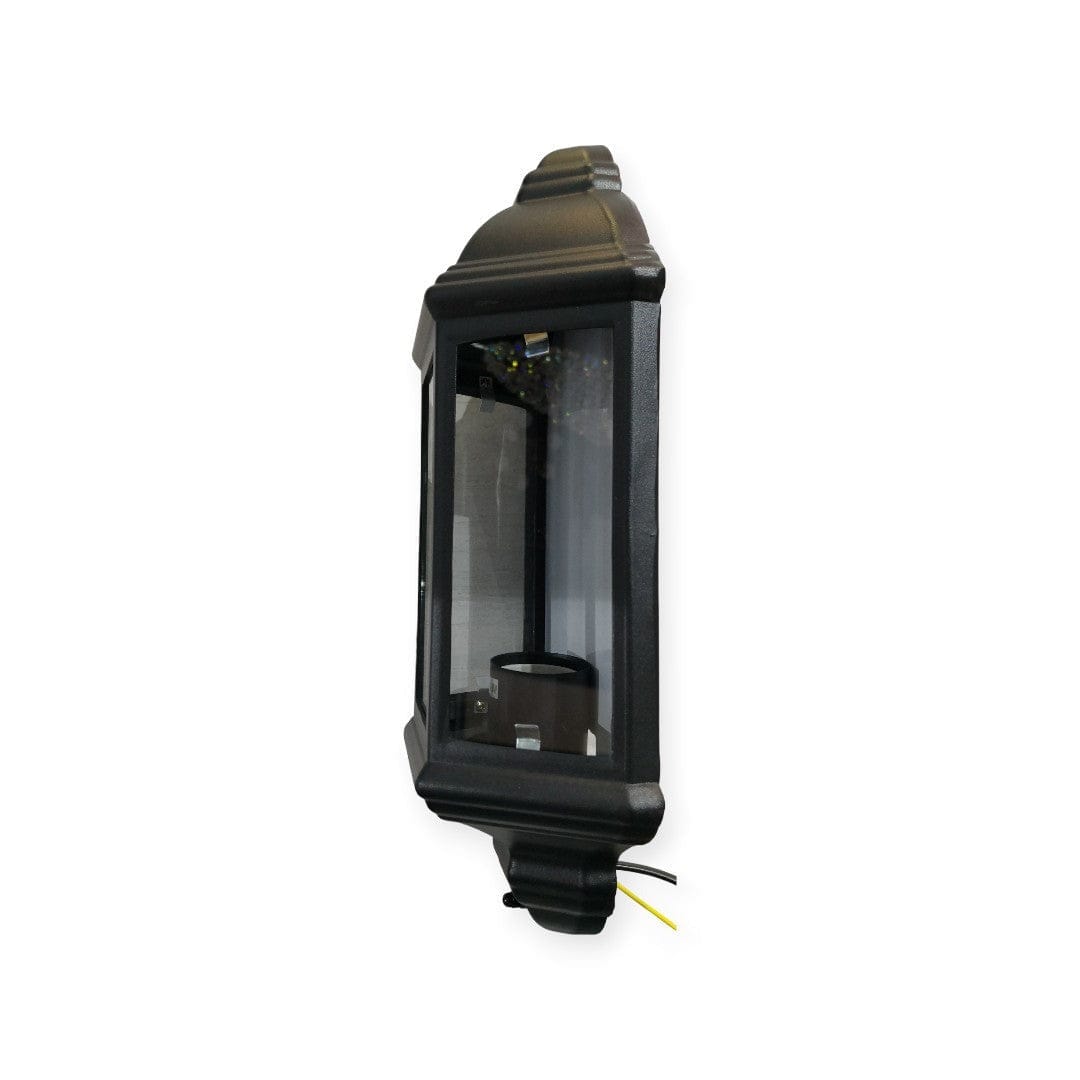 Starlit 3 Panel Half Aluminum Lantern/ Outdoor Light/ Garden Light.