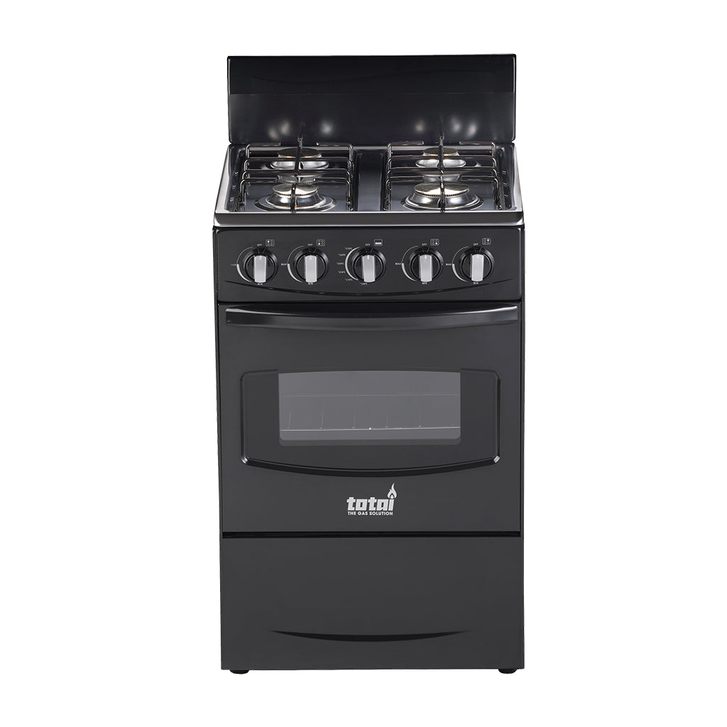 TOTAI 50CM 4 BURNER FULL GAS STOVE BLACK- 03/T300ABF