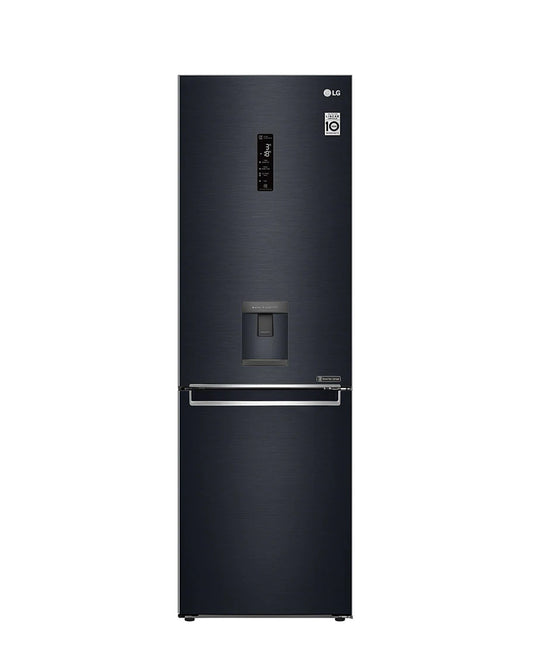 LG 373L Black Combi Fridge/Freezer with Inverter Linear Compressor – GC-F459NQDM