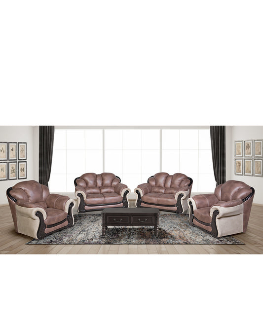 Alpha Sofa 4 Piece - Beige
