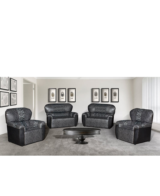 Elephant Sofa 4 Piece - Black