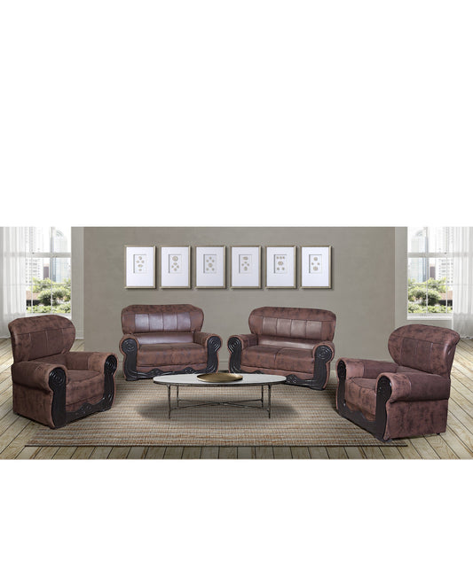 Madiba Sofa 4 Piece - Brown