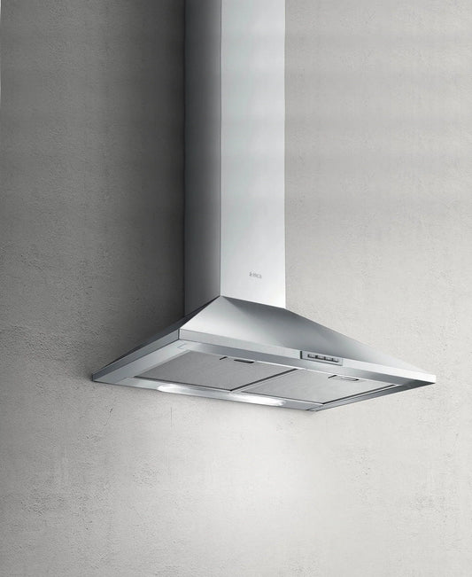 Elica Missy 60cm Pyramid Style Chimmey Hood - Silver