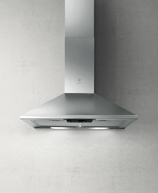 Elica Missy 60cm Pyramid Style Chimmey Hood - Silver