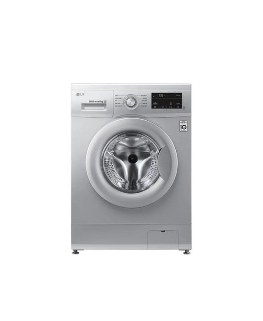 LG 8kg Front Loader Luxury Silver