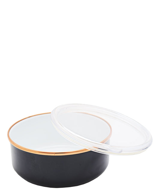 Oms 3-Piece Enamel Storage Container - Grey