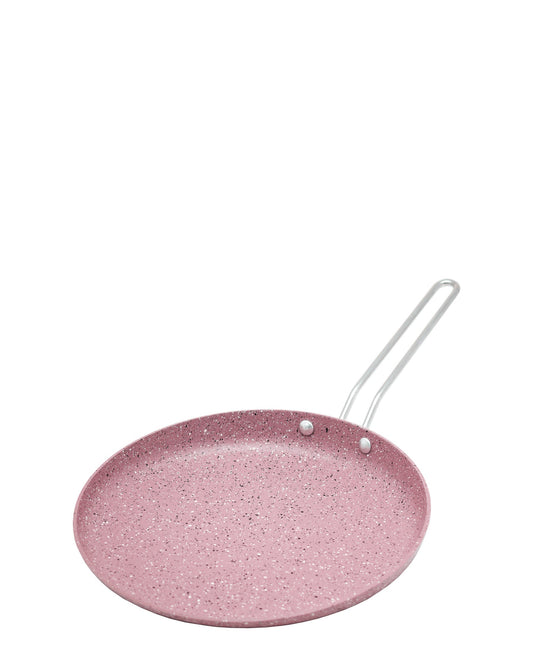 OMS Granite 24cm Crepe Pan - Pink