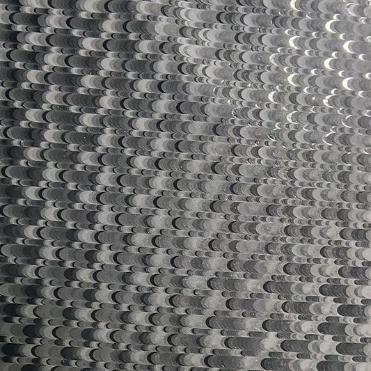 Hologram Pu Leather Fabric 150cm Black