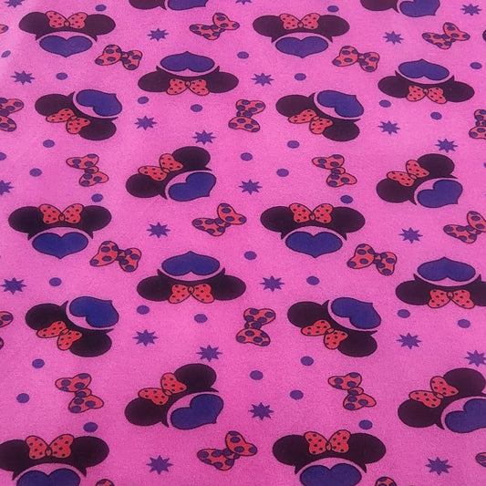 Printed Dty Fabric 160cm Minnie