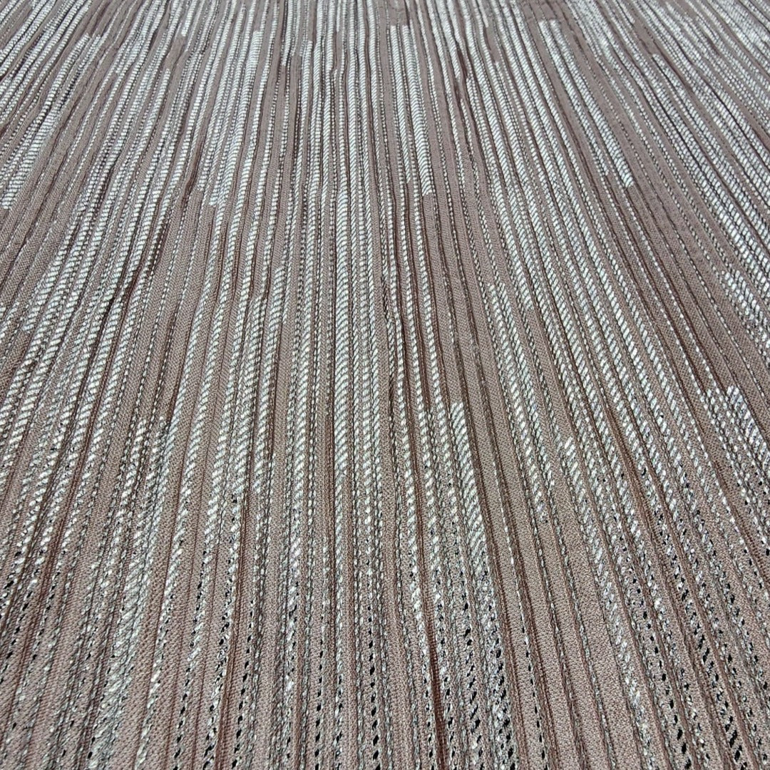 Pleated Foil Opal Fabric 150cm