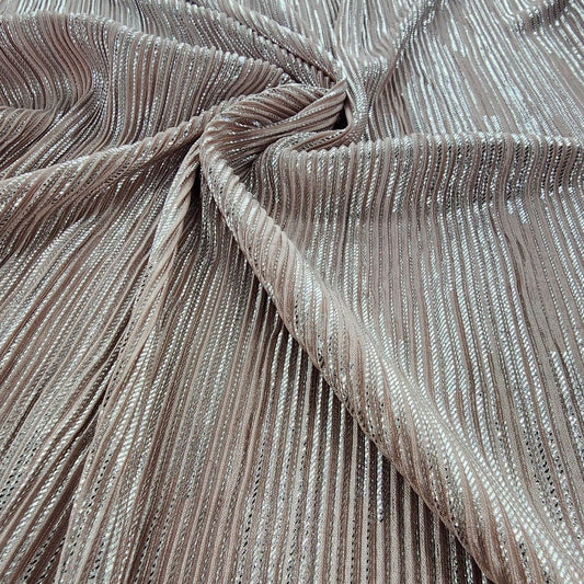 Pleated Foil Opal Fabric 150cm