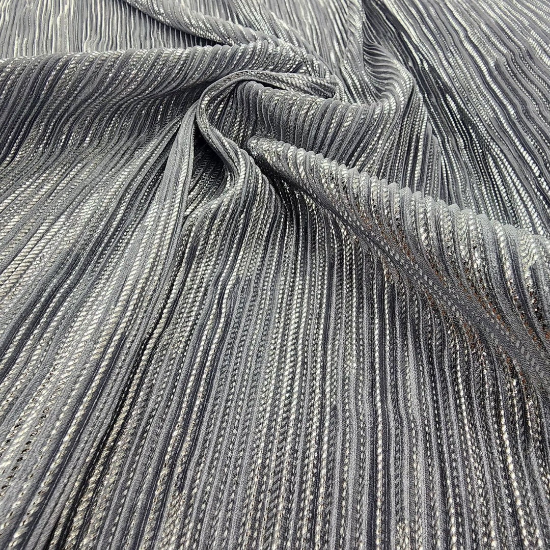 Pleated Foil Opal Fabric 150cm