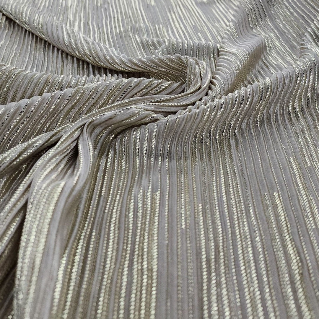 Pleated Foil Opal Fabric 150cm