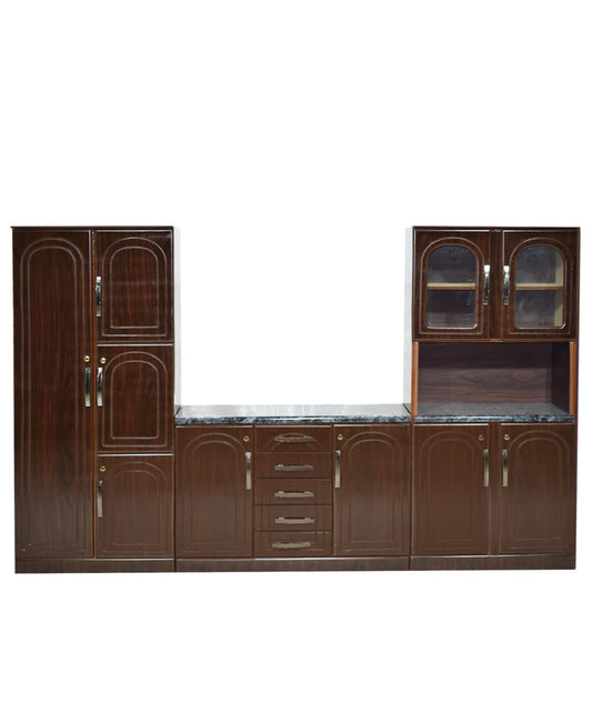 Queen 3 Piece Kitchen Scheme Brown