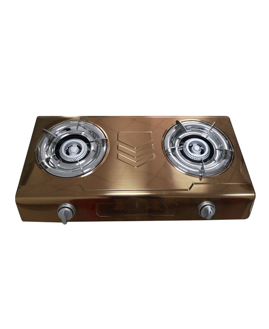 TOTAI TS 2 BURNER TABLE TOP GAS STOVE ROSE GOLD 26/011RG