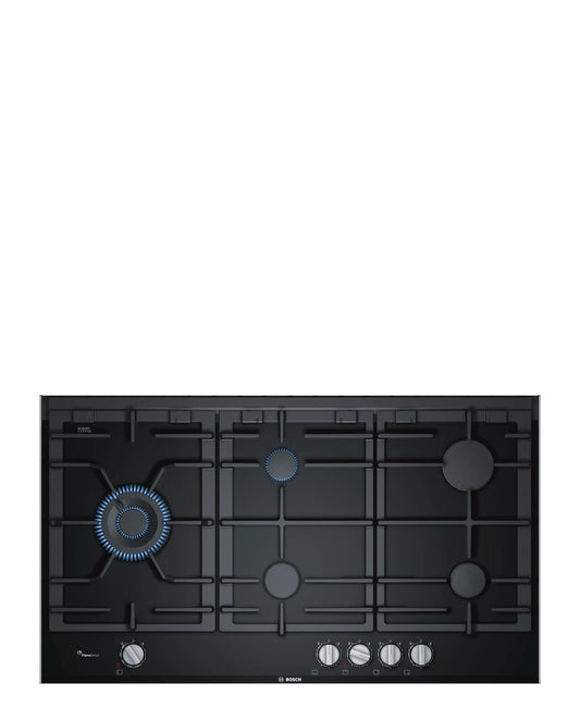BOSCH GAS HOB 5 BURNERS 90 CM PRS9A6D70 - BLACK