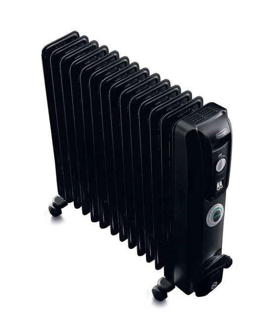 Delonghi 12 Fin Oil Heater KH771225CB - Black