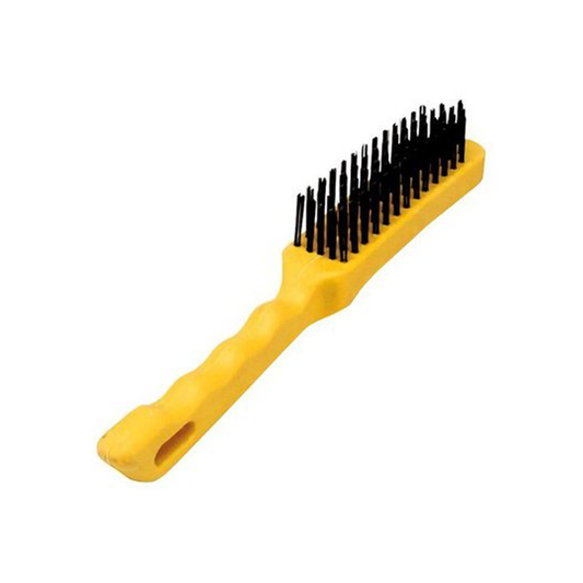 Wire Brush 25X1Cm Plastic Handle Euro Diy