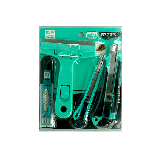 Tool Set 4Pc Utility Knifes Assorted