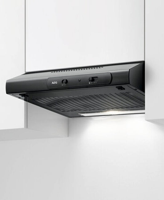 AEG 60CM  Cassette Cooker Hood - Black