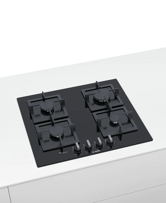 Bosch Gas Hob 4 plate 60cm series 6 PPP6A6B20Z- Black