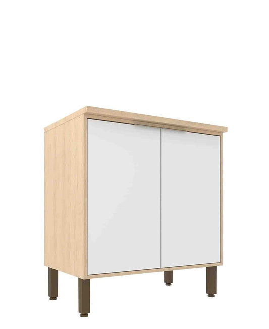 Bawas Collection Karine 2 Door Base - Walnut & Black
