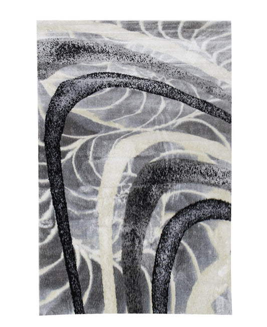 Cape Town Abstract Carpet 1600mm x 2000mm - Grey