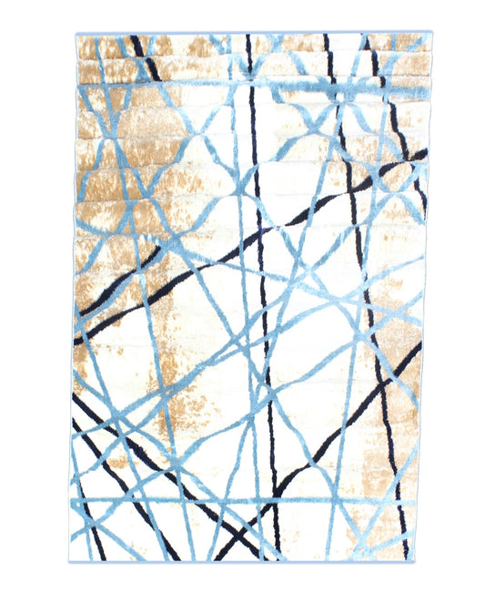 Cape Town Abstract Carpet 1600mm x 2000mm - Blue